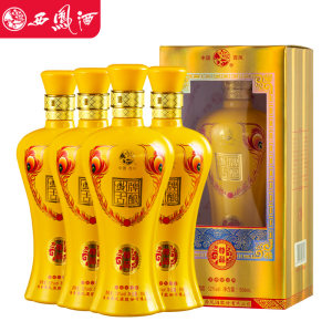 西凤酒 古酿尊品 52度浓香型白酒 整箱500ML*4瓶