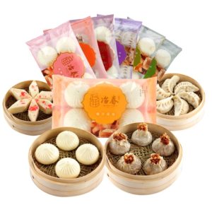 扬州特色早餐 冶春 松子烧麦/鲜肉包/三丁包 300g/袋 6只 44元包邮