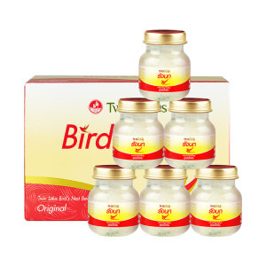 泰国进口 双莲 0防腐剂 木糖醇型即食燕窝 45ml*6瓶
