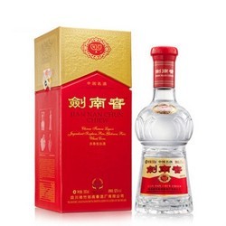 刚需可入：剑南春 水晶剑 浓香型白酒 52度 375ml