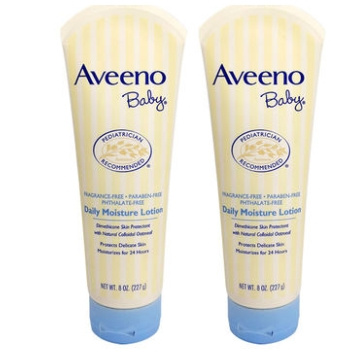 99大促：AVEENO 艾维诺 天然燕麦婴儿润肤乳 226g 2个装 *4件