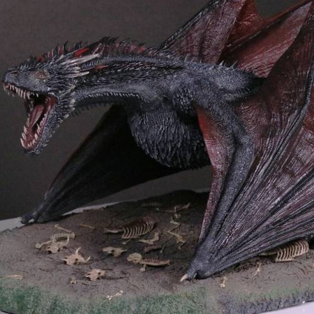 玩模总动员：勇敢无畏，用龙焰焚尽一切，Threezero 1/6 巨龙卓耿雕像