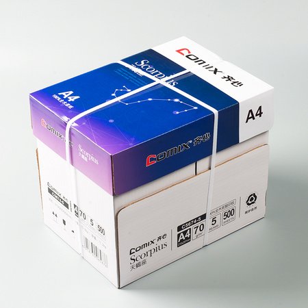 聚划算百亿补贴：Comix 齐心 C4784 天蝎座复印纸 A4 70g 5包
