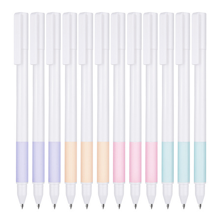 Comix 齐心 GPP003 中性笔 0.5mm 黑色 12支