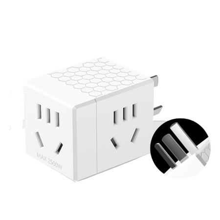 慈慈 CC-6-606 魔方插座 一转三 无线款