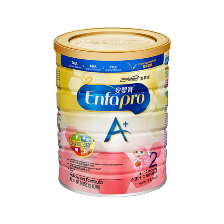 MeadJohnson Nutrition 港版美赞臣 安婴宝A+ 婴幼儿配方奶粉 2段 900g*4罐