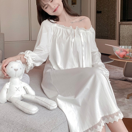 PEANOJEAN 6747 6747 复古睡裙