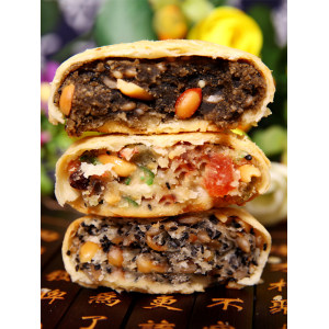 传统苏式酥皮月饼12枚 2斤