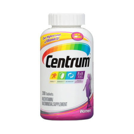 99划算节、88VIP：Centrum 善存 女士复合维生素 200粒/瓶 *2件