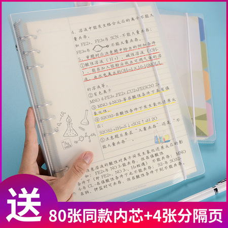 George Willsons 乔先生 活页彩色分页/索引页 A4/4孔 4张