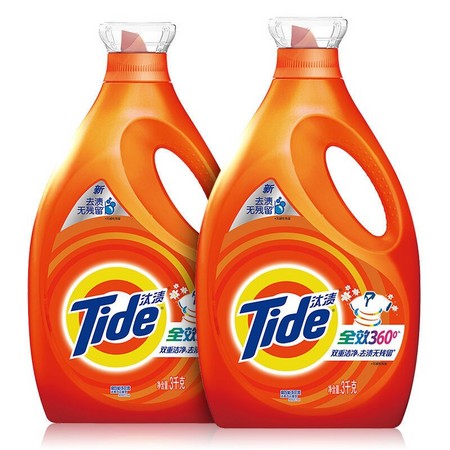 88VIP：Tide 汰渍 全效360度洗衣液 3kg*2瓶装
