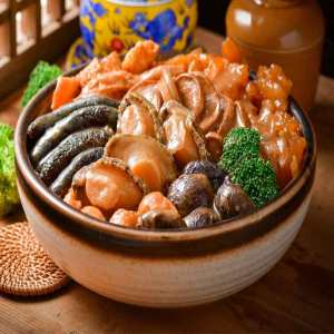 洁脆 鲍鱼海参佛跳墙 2斤 加热即食