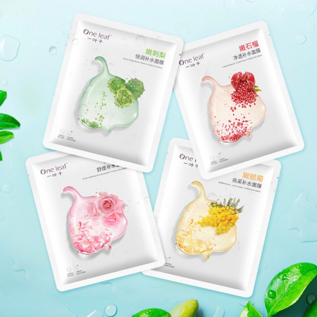 one leaf 一叶子 嫩花果玻尿酸面膜 20片