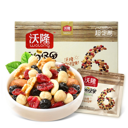 WOLONG 沃隆 每日坚果 300g *5件