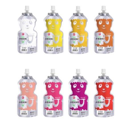 聪明象 儿童水粉画颜料 100ml袋装 多色可选