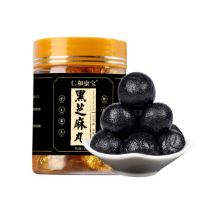 仁和康宝 纯手工制九蒸九晒 黑芝麻丸 9g*12丸*3瓶