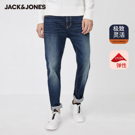 JackJones 杰克琼斯 219432518 男士弹力修身牛仔裤