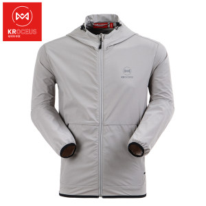 应季可穿 地球科学家 春秋款 轻薄速干透气 男运动连帽夹克 160元包邮