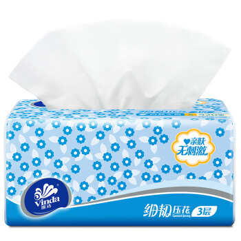 88VIP：Vinda 维达 细韧系列抽纸 3层*140抽*24包 *5件