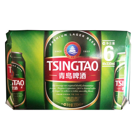 88VIP：TSINGTAO 青岛啤酒 经典1903易拉罐 330ml*6听 *4件