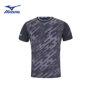 清仓 日本 美津浓Mizuno 男修身迷彩针织速干T恤 119元包邮