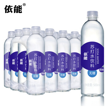 yineng 依能 加锌 无糖无汽弱碱 苏打水饮料 500ml*24瓶 *4件