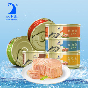 水中港 水浸金枪鱼罐头 175g*9罐 49.9元包邮