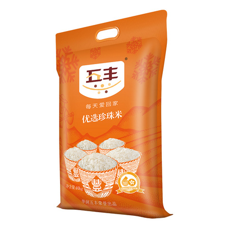 88VIP：五丰 优选东北珍珠米 10kg
