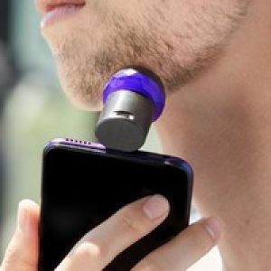 可能是最小的剃须刀 美莫 迷你手机剃须刀 紫外线消毒