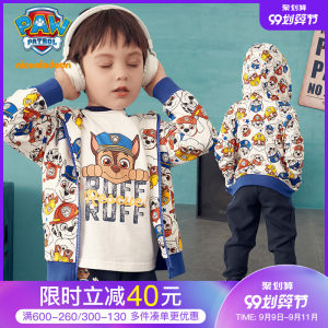 汪汪队立大功 儿童 时尚印花棒球服