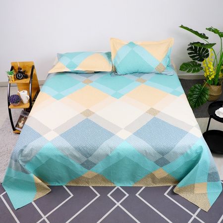 北极秋 老粗布凉席三件套 120*230cm