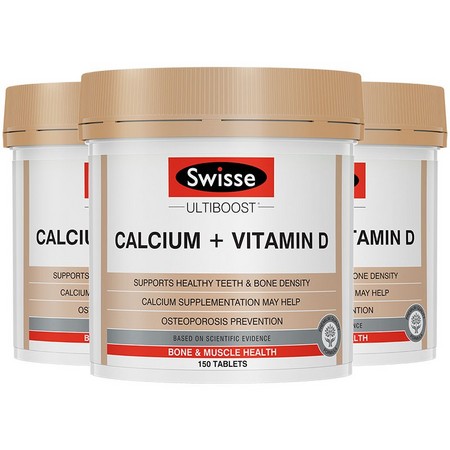 88VIP：Swisse 瑞思 维生素D柠檬酸钙 150片*3罐