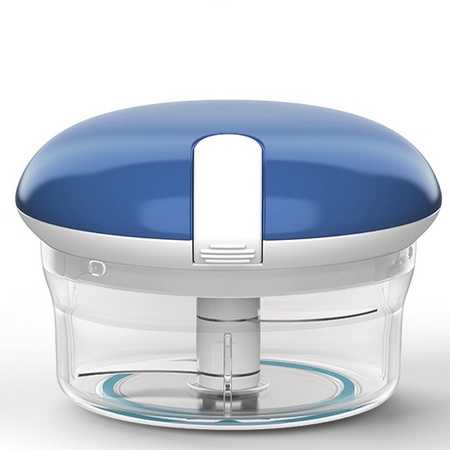 德明 家用手动压蒜器 不锈钢刀片 8.5cm迷你款