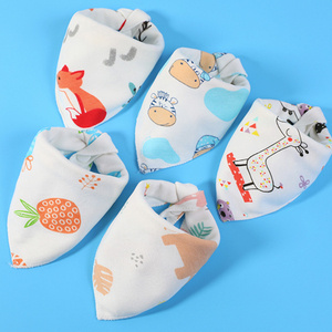 grace 洁丽雅 纯棉婴儿口水巾 5条装