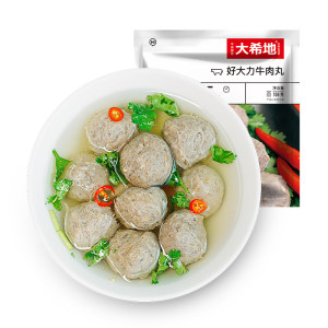 大希地 潮汕产地 正宗手打牛肉丸 108g*20袋 58元划算价