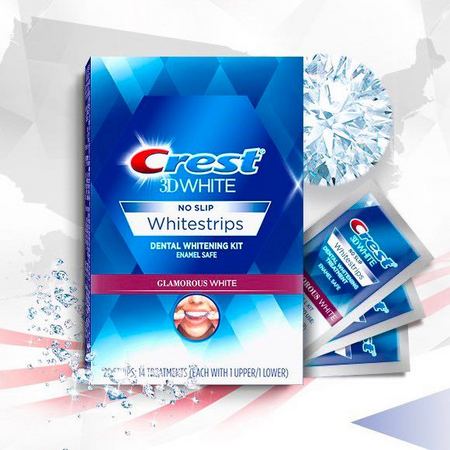 Crest 佳洁士 新闪耀炫白牙贴 14件装