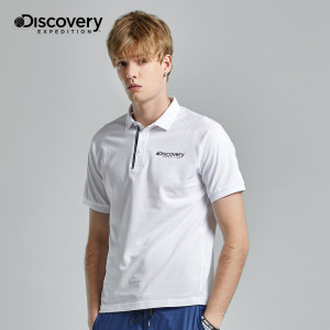 Discovery 棉涤面料 男针织透气Polo衫 199元包邮