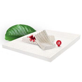NITTAYA 妮泰雅 85D泰国原装进口乳胶床垫 150*200*5cm（送2个按摩枕）