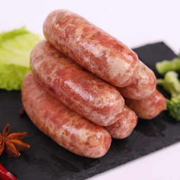 柚琳 火山石 黑椒地道台式脆皮烤肠 20根原味2.4斤