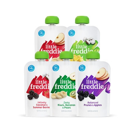 LittleFreddie 小皮 有机果泥5口味100g*5 *2件