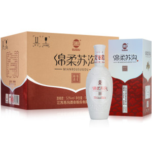 苏沟 52度浓香型 绵柔苏沟酒 500ml*6瓶