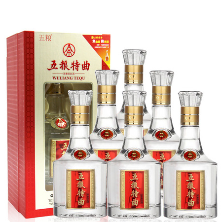 五粮液 五粮特曲 52度 浓香型白酒 500ml*6瓶