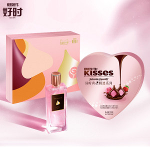 好时 巧克力花语香水礼盒 巧克力90g+香水50ml