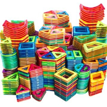 磁力片 积木纯磁铁吸铁石 动脑拼装多功能