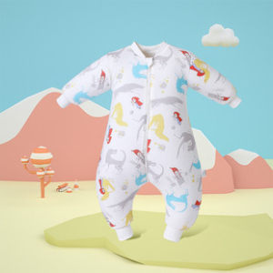 丹麦 欧孕 100%新疆长绒棉A类秋冬宝宝睡袋