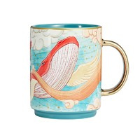 共禾京品 国潮系列 鲲凤飞腾陶瓷马克杯