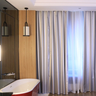 贝绒 全遮光双面银窗帘 1.4*1.0m 不含杆