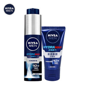 NIVEA 妮维雅 水活畅透套装（水活畅透精华露50g+多效洁面乳50g）