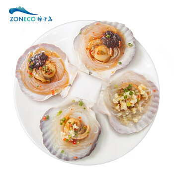 獐子岛 冷冻粉丝扇贝组合装 400g（MSC认证） 12只 *13件