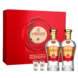 五粮液 五粮国宾酒 醇品 52度 500ml*2瓶 279元包邮